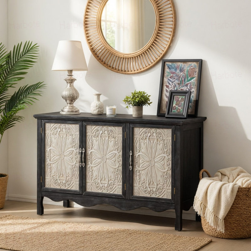 Buffet 3 portes avec rangement Cenza