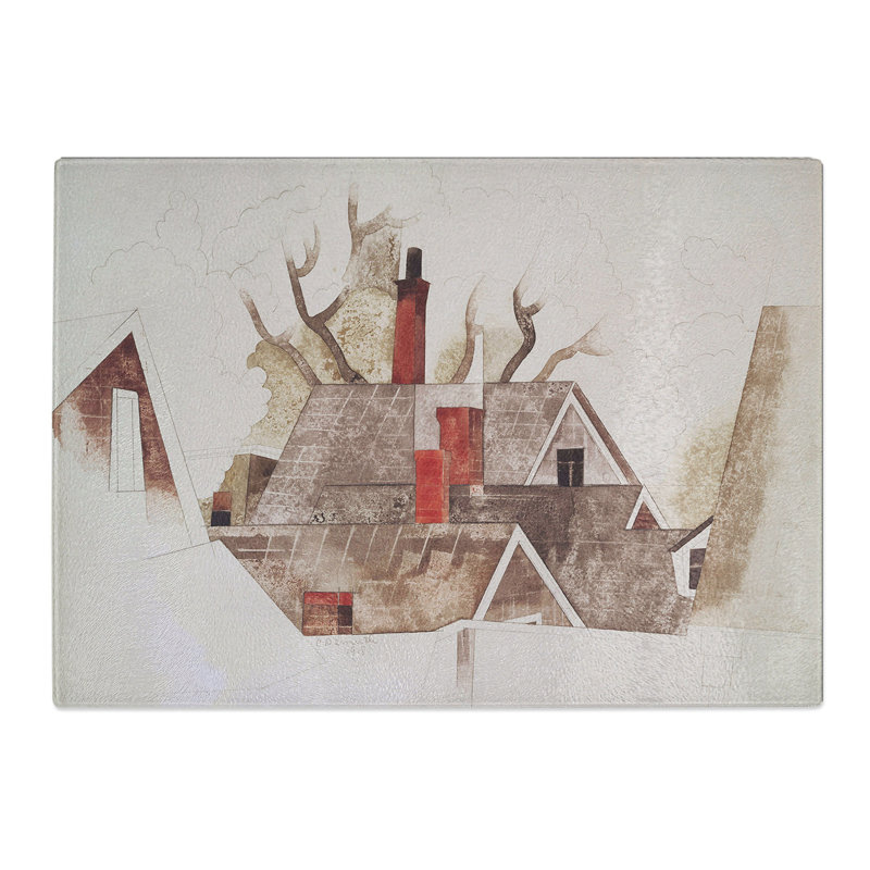 Chimneys by Charles Demuth Chopping Board, 0.4cm H x 20cm W x 28.5cm L