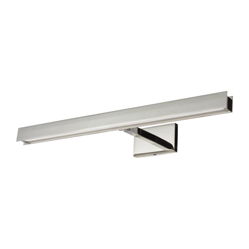 Bau Dimmable LED Wall Mounted Picture Light, Polished Nickel, 3" H x 24" W x 8" D