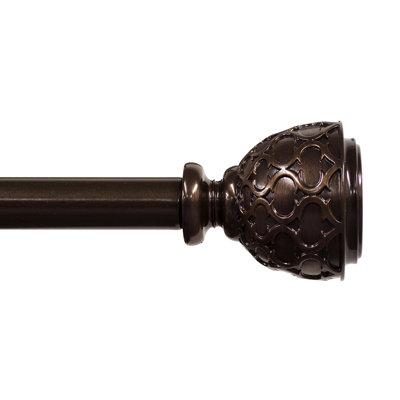 Tringle à rideaux simple Presswood Urn Drapery