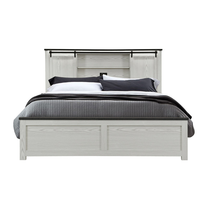 Très grand lit beige Avery, King