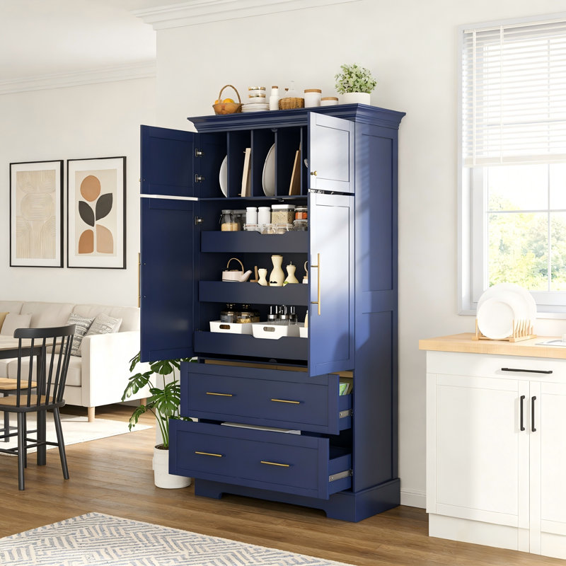 Armoire de rangement Farmhouse, Marine
