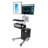 Height Adjustable Rolling PC Cart Desktop Laptop Dual Monitors-54648857