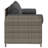 Patio Sofa With Cushions 3-Seater Poly Rattan-273108637-272390807