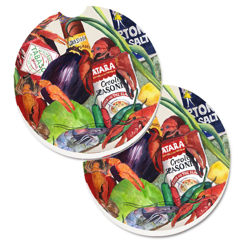 Sous-verre louisiana épices, Rouge