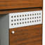 Enceinte moderne 2 en 1 pour litière pour chat, brune, compacte pour un espace limité, de haute qualité, facile à assembler, bien ventilée, mobilier polyvalent, table d'appoint brune, peu encombrante,-129976056