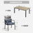6 - Person Metal Patio Dining Set With Rectangular Table , Cushions Included-1275602936