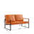 Johniel 47.24'' Faux Leather Loveseat-1177591250