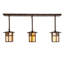 Luminaire suspendu linéaire à 3 lumières Seneca