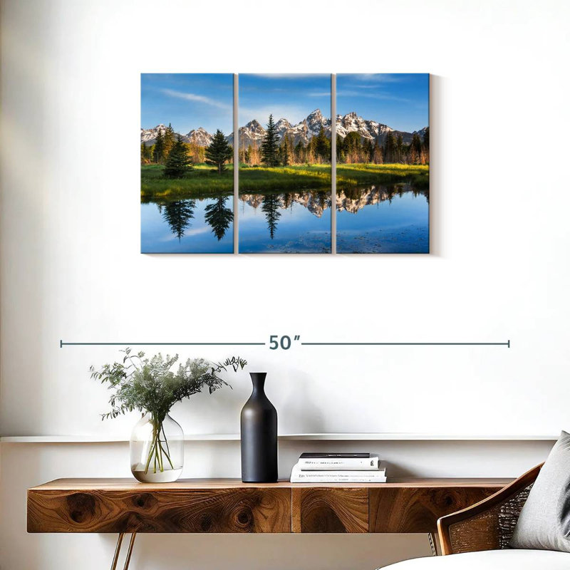 Paysage Alvord Grand Tetons, H 20 po x l 33 po