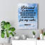 Blessed For My Sake Matthew 5:11 - Wrapped Canvas Print-454483496