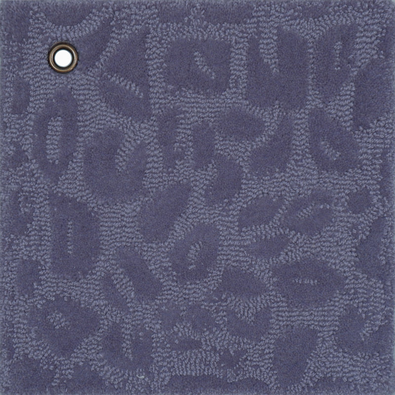 Leopardess Lavender Hand-Tufted Responsible Wool Rug, Rectangle 8' x 11'