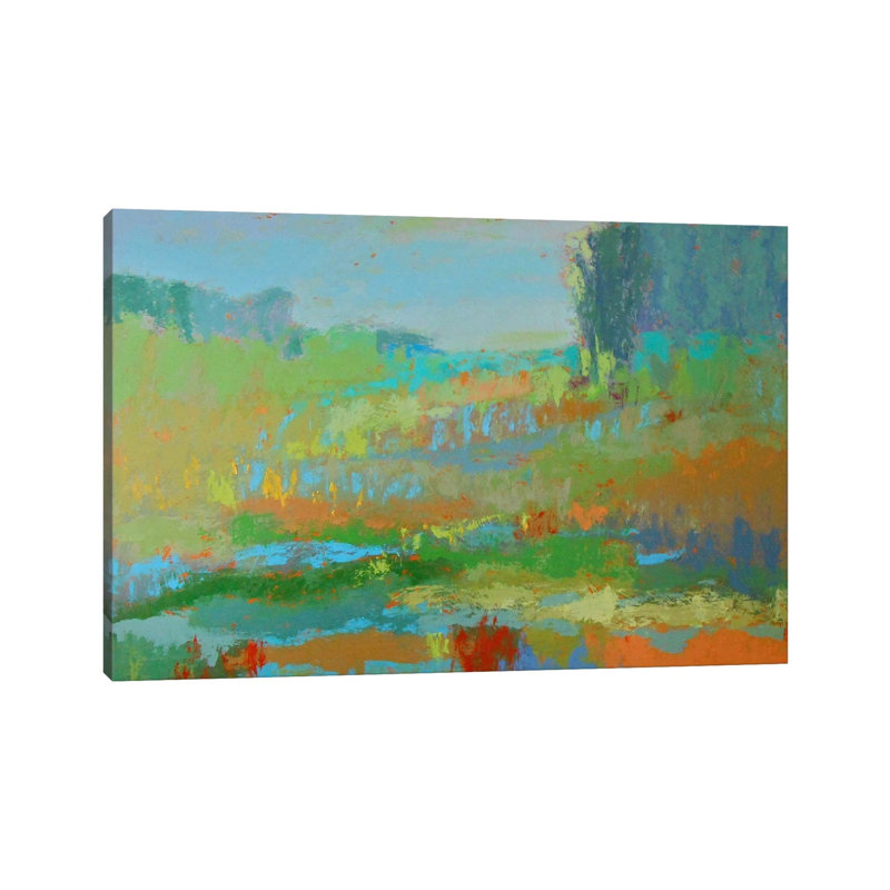 Southern View II by Jane Schmidt - Wrapped Canvas Painting, 30.48 cm H x 45.72 cm W