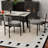 Dining Chair with Curved Backrest Padded Seat & Metal Legs for Dining Room-1315786906-1315786907