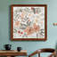 «Peach & Rust Blooms II», toile encadrée de qualité supérieure - prête à être accrochée-1592412521-1592412522