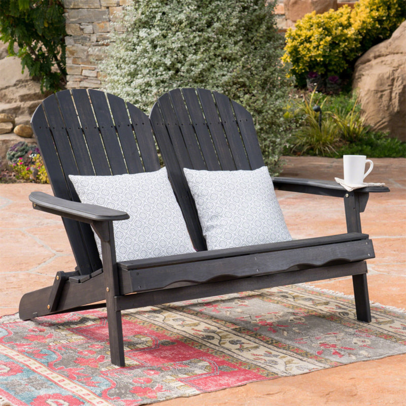 Causeuse Malibu Adirondack, Gris foncé