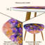 Ensemble de 2 tables basses gigognes Triangle