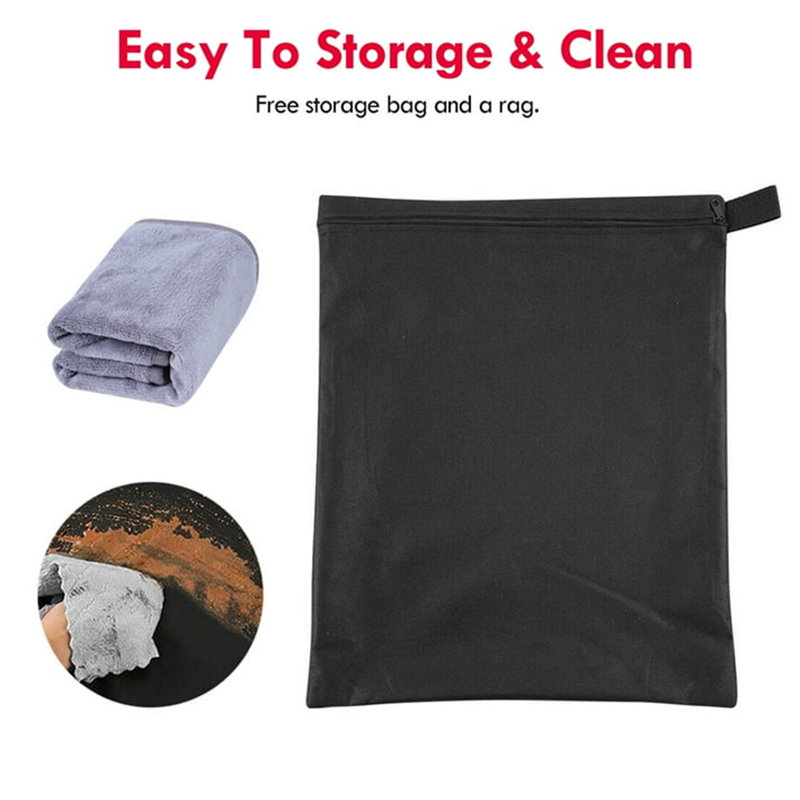 Bike Cover For Transport On Rack, 600D Waterproof Bike Rack Cover, 47" H x 77" W x 31" D