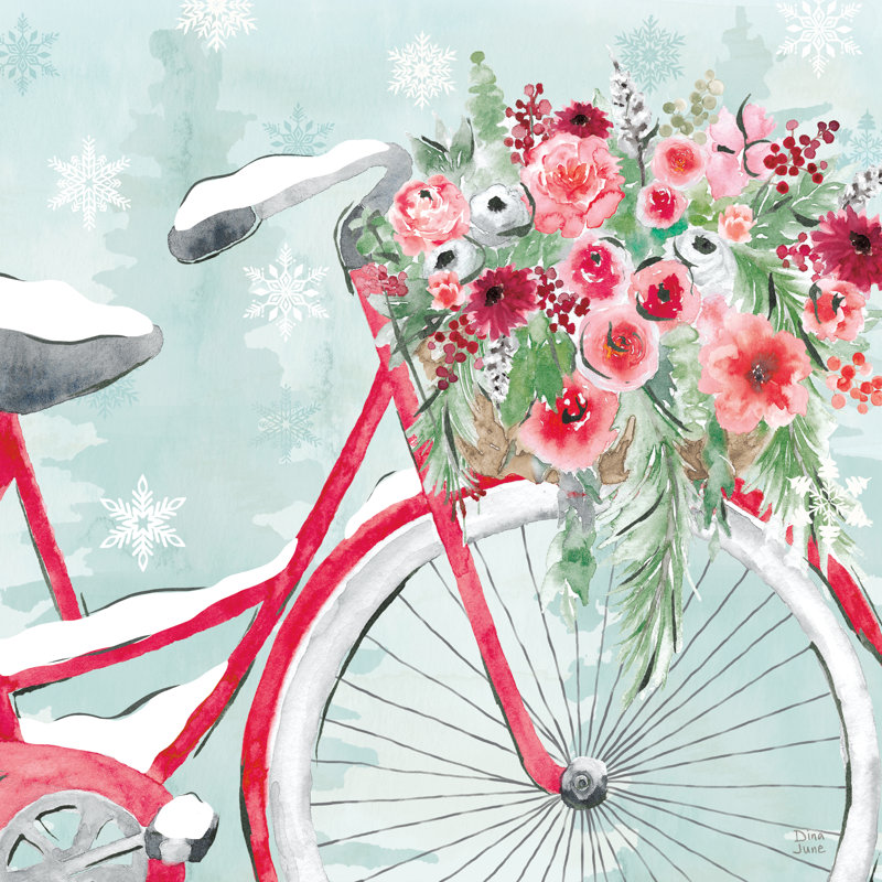 Holiday Ride V by Dina June - Wrapped Canvas Painting, 51cm H x 51cm W
