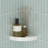 SMC Corner Shower Shelf Waterproof Bathroom Corner Shelf with Glossy Finish, Easy Installation