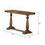 Console en bois flottant de 50 po en bois de grève-1069523382