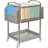 13.2'' H x 23.4'' W File Cart with Wheels