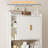 Fluted Over The Toilet Storage Cabinet, Above Toilet Bathroom Organizer With Toilet Paper Holder, Modern Behind Toilet Cabinet, Space Saver For Restroom, Bathroom, Laundry, White-1483832973