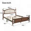 Upholstered Bed with Elegant Headboard and Generous Hidden Storage Perfect for Modern and Classic Interiors