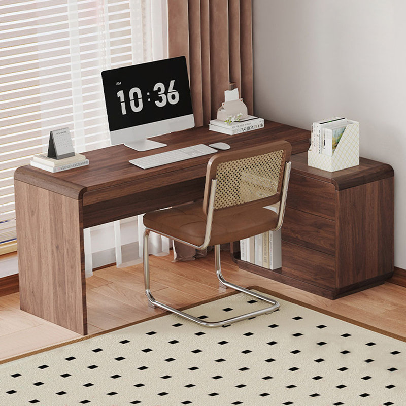 Practical Transformable 3-Drawer Large Capacity Desk