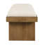 Banc de rembourrage blanc Uttermost Haden
