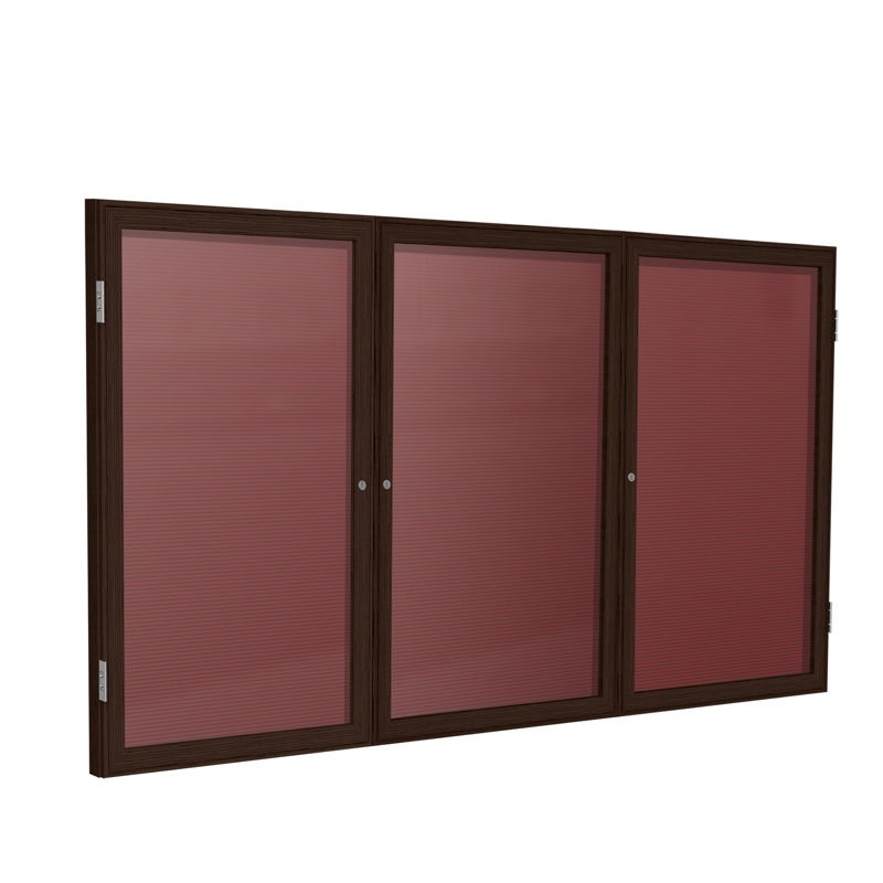 Plaque d’armoire fermée, H 48 po x l 96 po x P 2,25 po, Bourgogne, Noyer