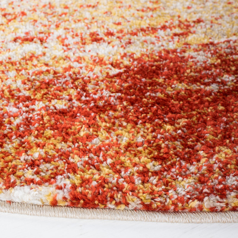 Alburtis Performance Abstract Rug, Round 6'