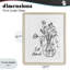 «Get N nu Flower Contour», impression sous verre encadrée-18175201-18175203