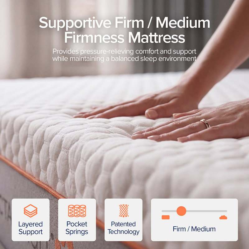 Dormeo Octasmart Hybrid Mattress, Double (4'6)