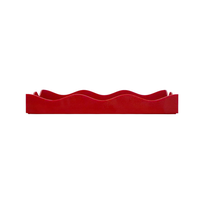 Plateau festonné Spangle - rouille, Rouille