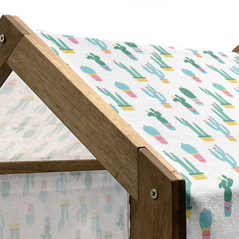 Niche pour chien en bois, H 25,59 po x l 29,53 po x P 21,65 po