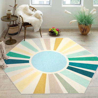 Dragovich Washable Geometric Indoor Rug