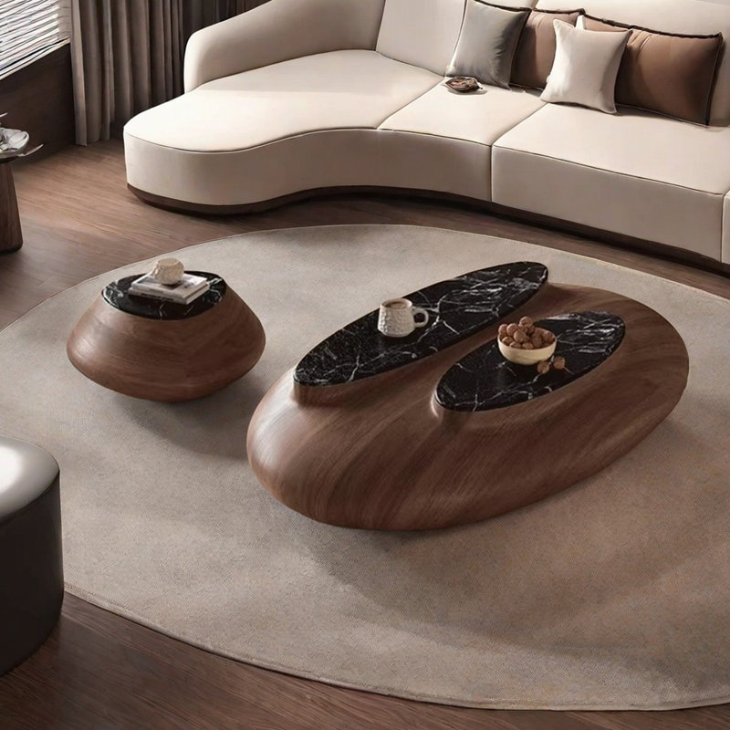 Surprise silent wind living room oval coffee table