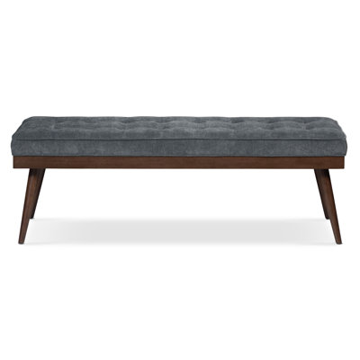 55" Velvet Entryway Bench