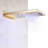 Reno LED Color Changing Gold Plate Two Ways Soild Brass Wall Mount Shower Head