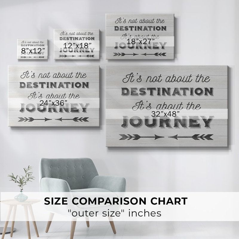 Toile tendue avec destination, H 12 po x l 18 po