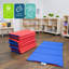 Tapis de sieste pliable 4 sections 1 po Angels - 10 ct - Rouge / Bleu-19016832