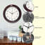 Horloge murale en acajou, 13 po, brun