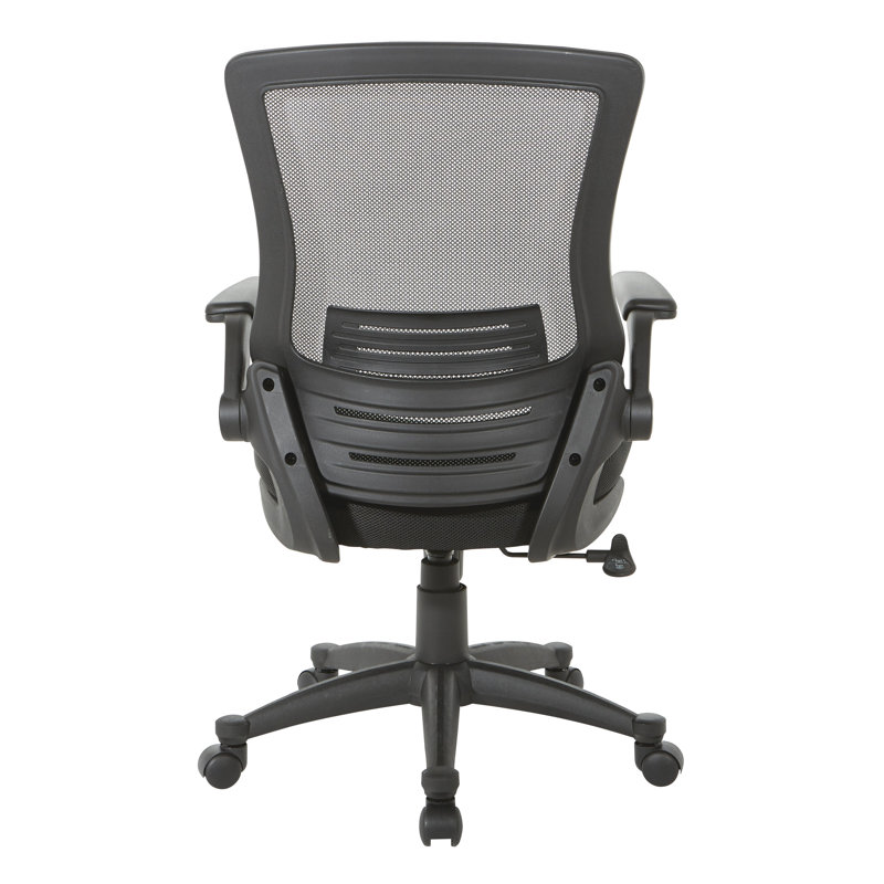 Black Mesh Executive Office Chair with Lumbar Support