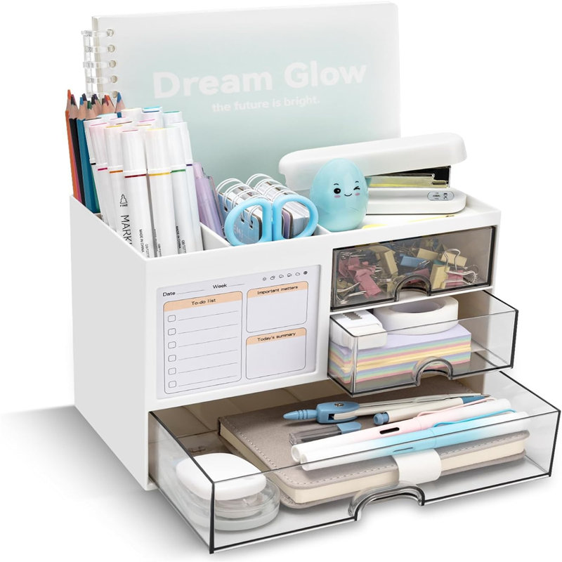 Roshawna Manufactured Wood Desk Organiser