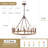 Hendon 12 - Light Dimmable Kitchen Island Wagon Wheel Chandelier-102052524-118944759