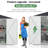 Outdoor Metal Storage Shed with Reinforced Steel Frame and Lockable Doors-97202368