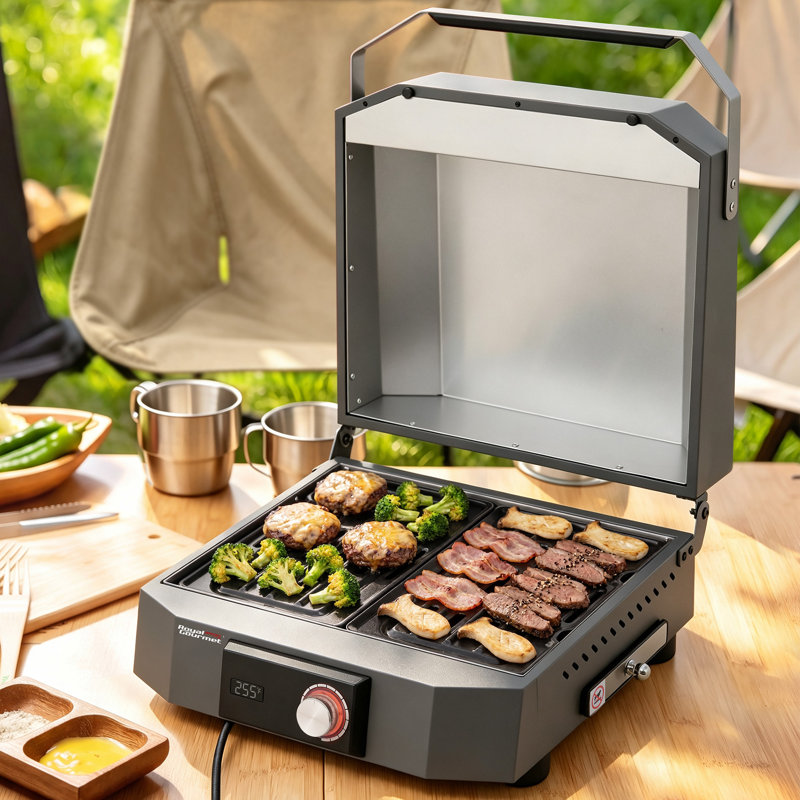 Barbecue électrique Royal Gourmet avec système de contrôle intelligent de la chaleur