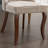 Kitchen Dinner Chair Comfy Fabric Upholstered Accent Chair for Dining Room-1357960681