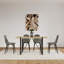 Ensemble de 4 chaises de salle à manger avec siège rembourré-1045162833